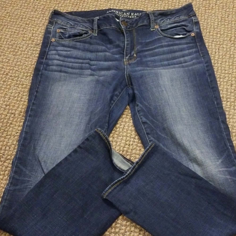 American Eagle straight super stretch jeans